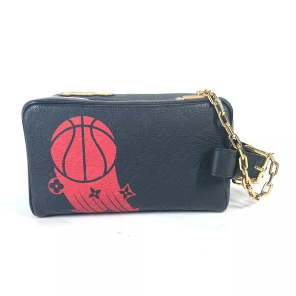 LOUIS VUITTON LV x NBA Monogram cloak dopp kit Hand Bag - Picture 1 of 15